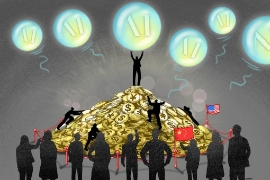 Cuộc chiến giành vị thế thống trị trong lĩnh vực trí tuệ nhân tạo (AI) giữa Mỹ và Trung Quốc đang bước sang giai đoạn mới. Ảnh minh họa