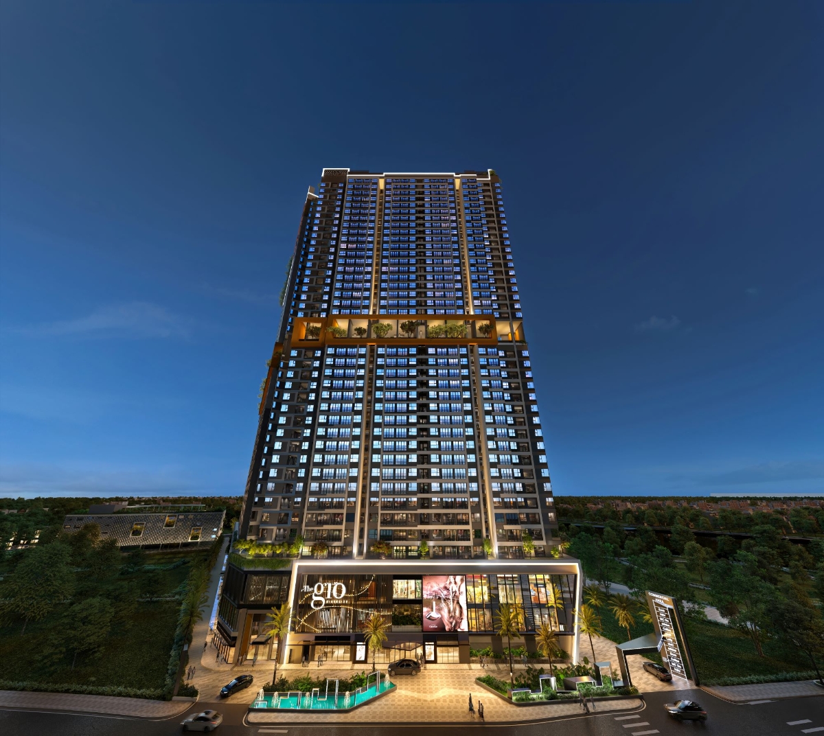 Vị trí mặt tiền giúp shop khối đế tiếp cận lượng khách hàng “khủng”.