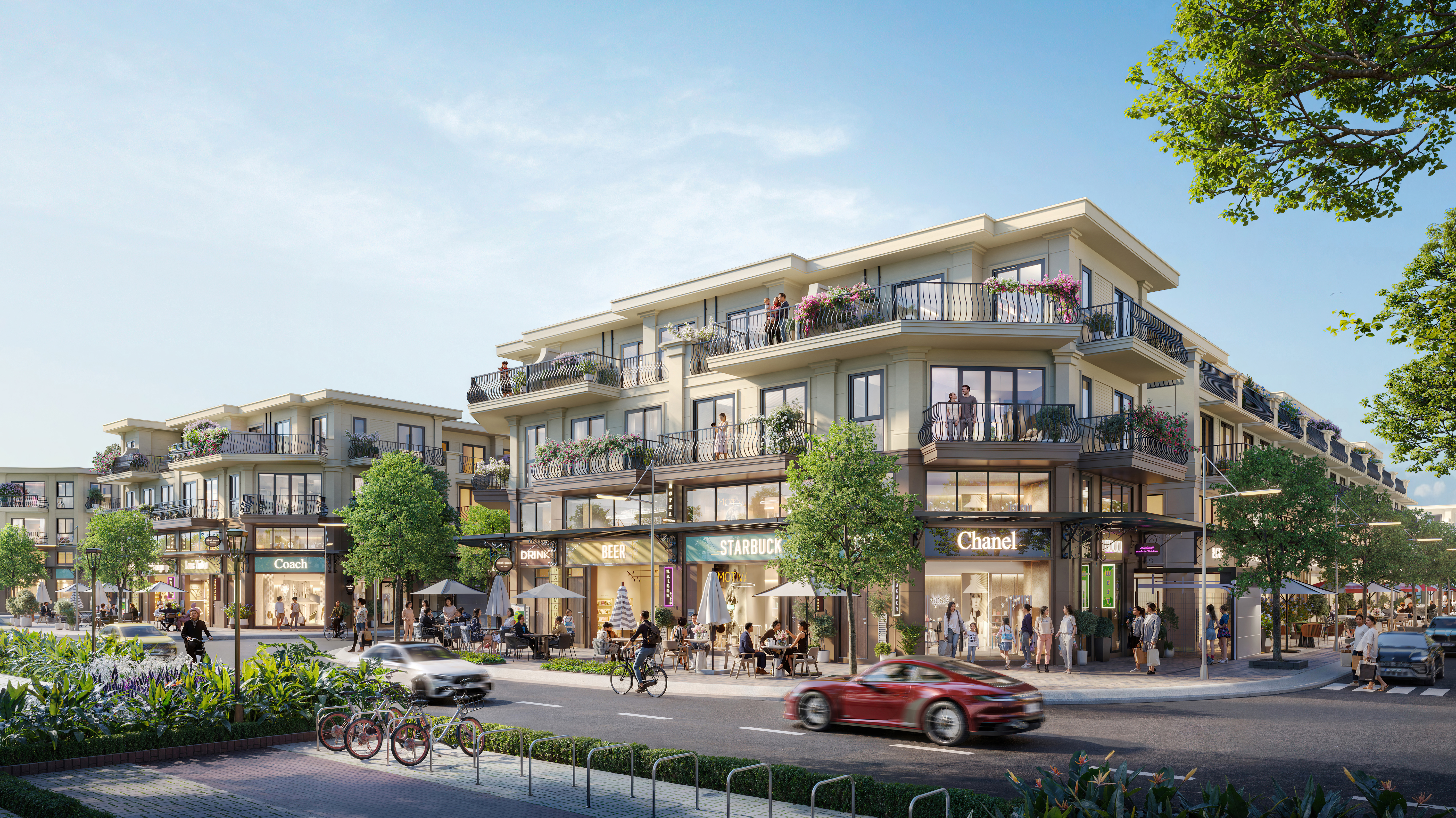 Shophouse Nam Long II Central Lake giúp gia chủ khai thác tối đa giá trị trên từng mét vuông đất.