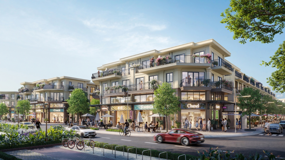 Shophouse Nam Long II Central Lake giúp gia chủ khai thác tối đa giá trị trên từng mét vuông đất.