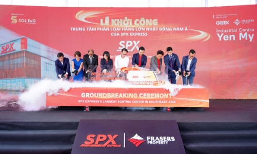 SPX Express khởi công trung tâm phân loại hàng hóa 17 hecta tại Hưng Yên