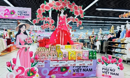 Doanh nghiệp bán lẻ bắt đầu triển khai các chương trình kích cầu chào mừng ngày 20/10.