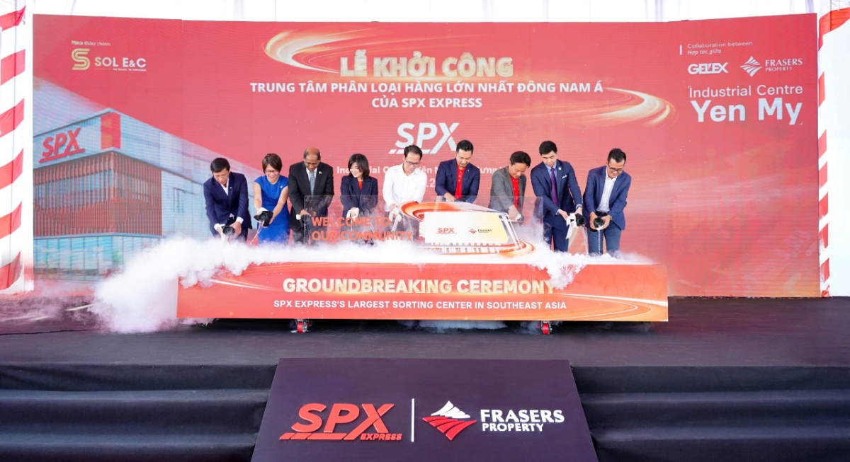 Khởi công xây dựng Trung tâm phân loại hàng hóa của SPX Express tại Hưng Yên.