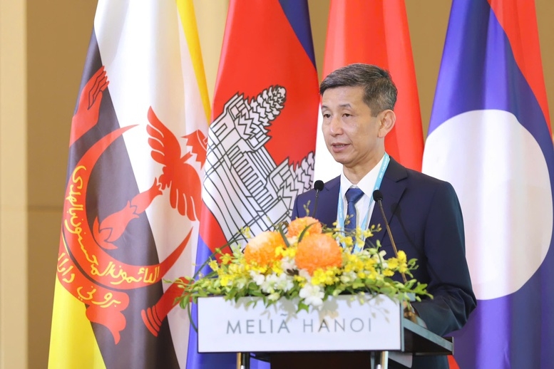 Cục trưởng Cục Thể dục thể thao Nguyễn Danh Hoàng Việt phát biểu khai mạc.