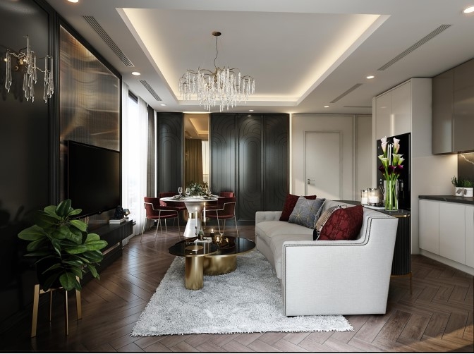 Phối cảnh căn hộ dự án tại phường Phú Nhuận TP. HCM.