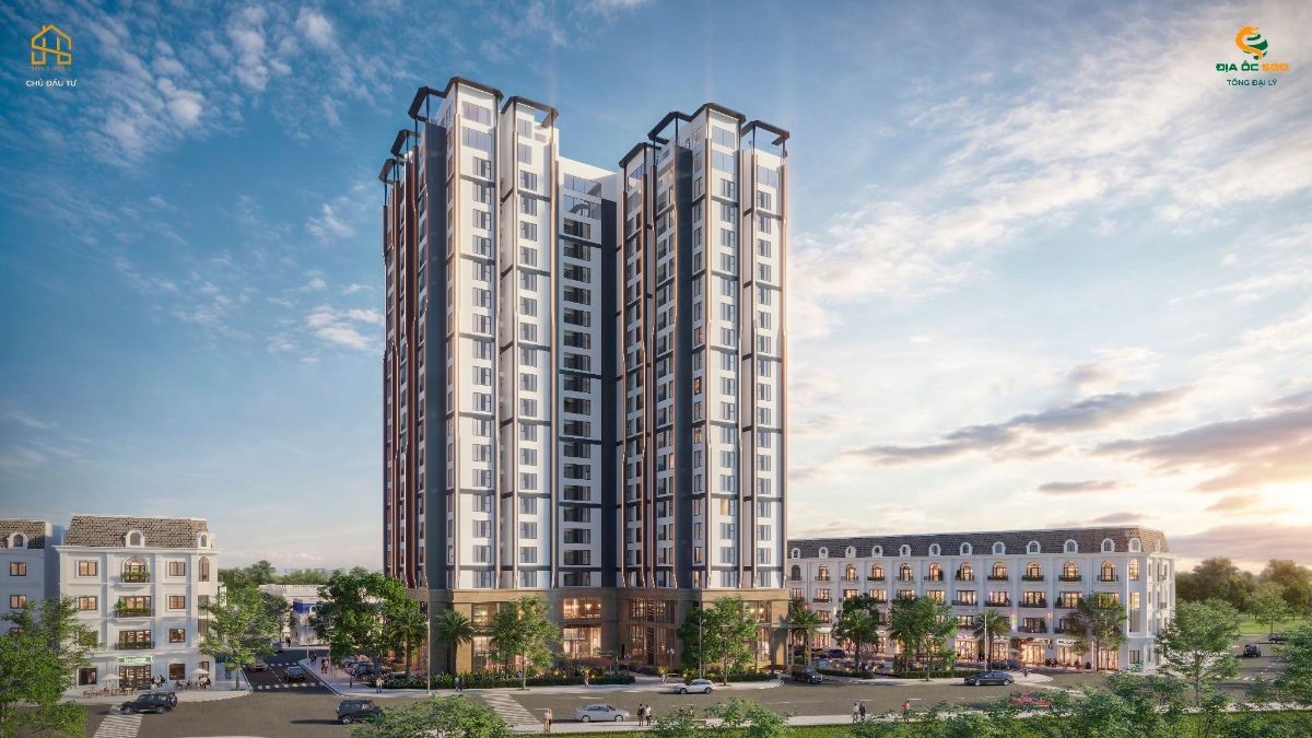 Phối cảnh 3D dự án chung cư Song Hong Diamond City.