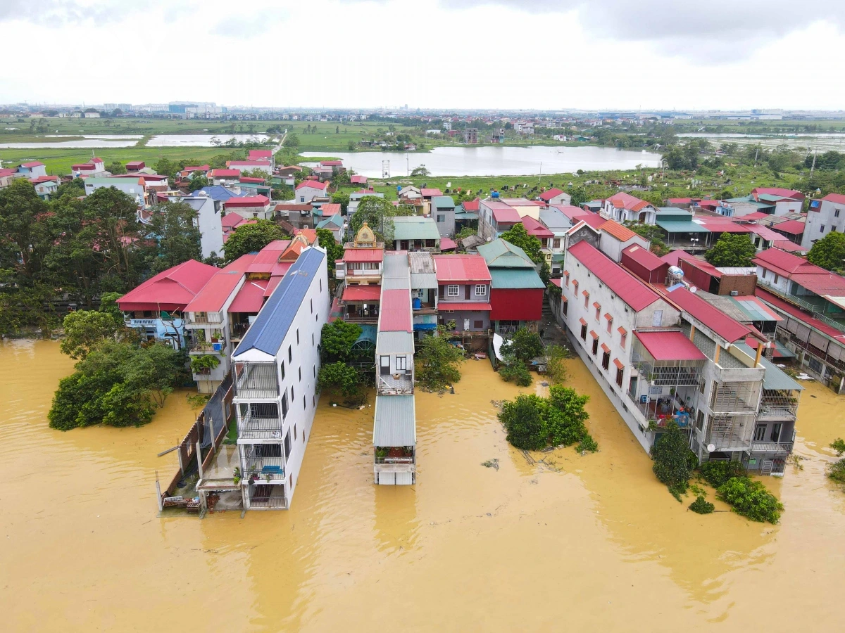 Đợt mưa lũ lịch sử gây ngập lụt diện rộng tại Bắc Ninh 