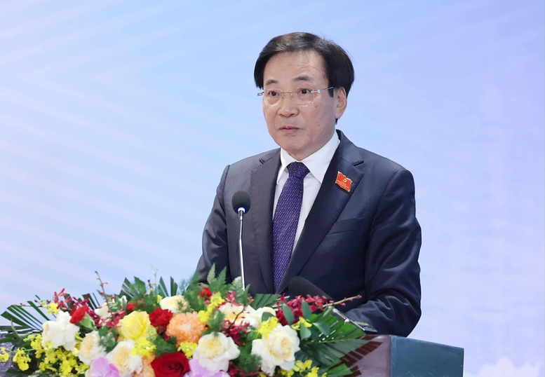 Ủy viên Trung ương Đảng, Bộ trưởng, Chủ nhiệm Văn phòng Chính phủ Trần Văn Sơn&nbsp; thông tin về kết quả Đại hội đại biểu Đảng bộ Chính phủ lần thứ I, nhiệm kỳ 2025-2030 - Ảnh: VGP