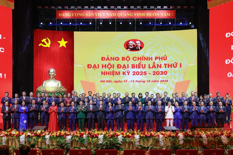Đại hội Đảng bộ Chính phủ lần thứ I thành công rất tốt đẹp - Ảnh: VGP
