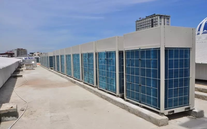 Hệ thống làm mát cho các tòa nhà.