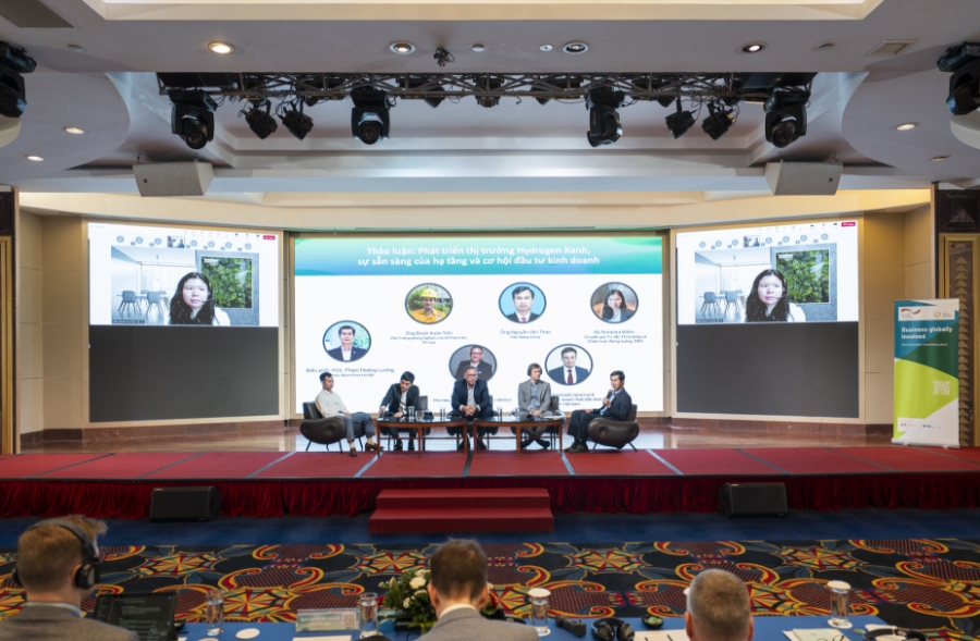 Hội thảo chuyên đề "Hydrogen Xanh 2025: Khai mở tiềm năng hydrogen của Việt Nam". Ảnh: GIZ.