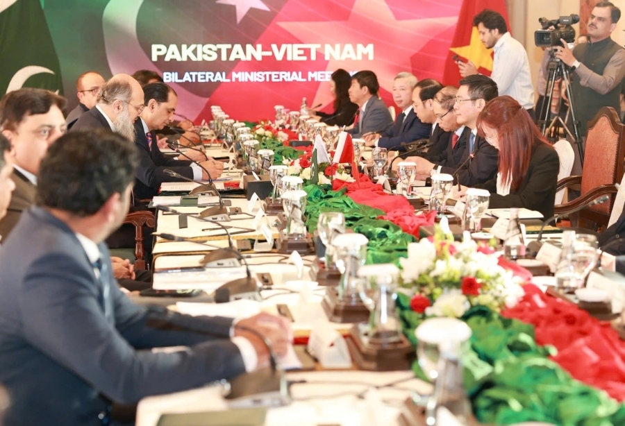 Toàn cảnh Hội đàm Việt Nam - Pakistan.