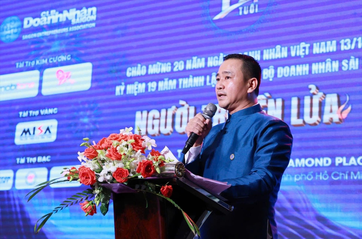 Chủ tịch Hội Doanh nhân Sài Gòn Lư Nguyễn Xuân Vũ: 