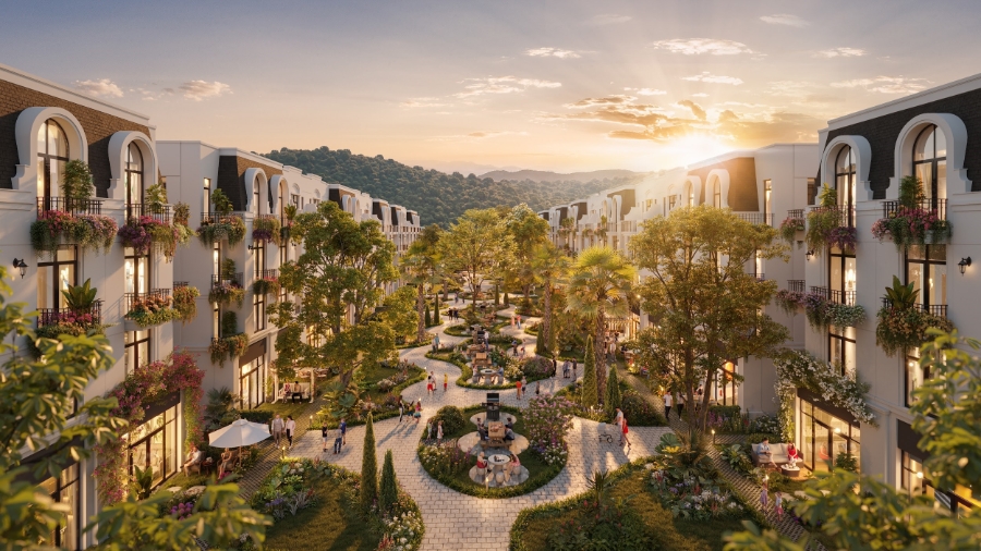 Công viên 1500m2 là nơi dòng chảy của nhịp sống đô thị len lỏi giữa những tán cây xanh.