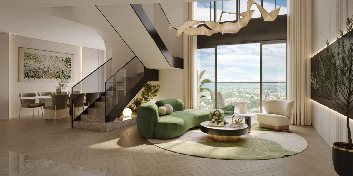 Ánh sáng tự nhiên qua khung kính lớn mang đến cảm giác thư thái và yên bình trong từng khoảnh khắc.