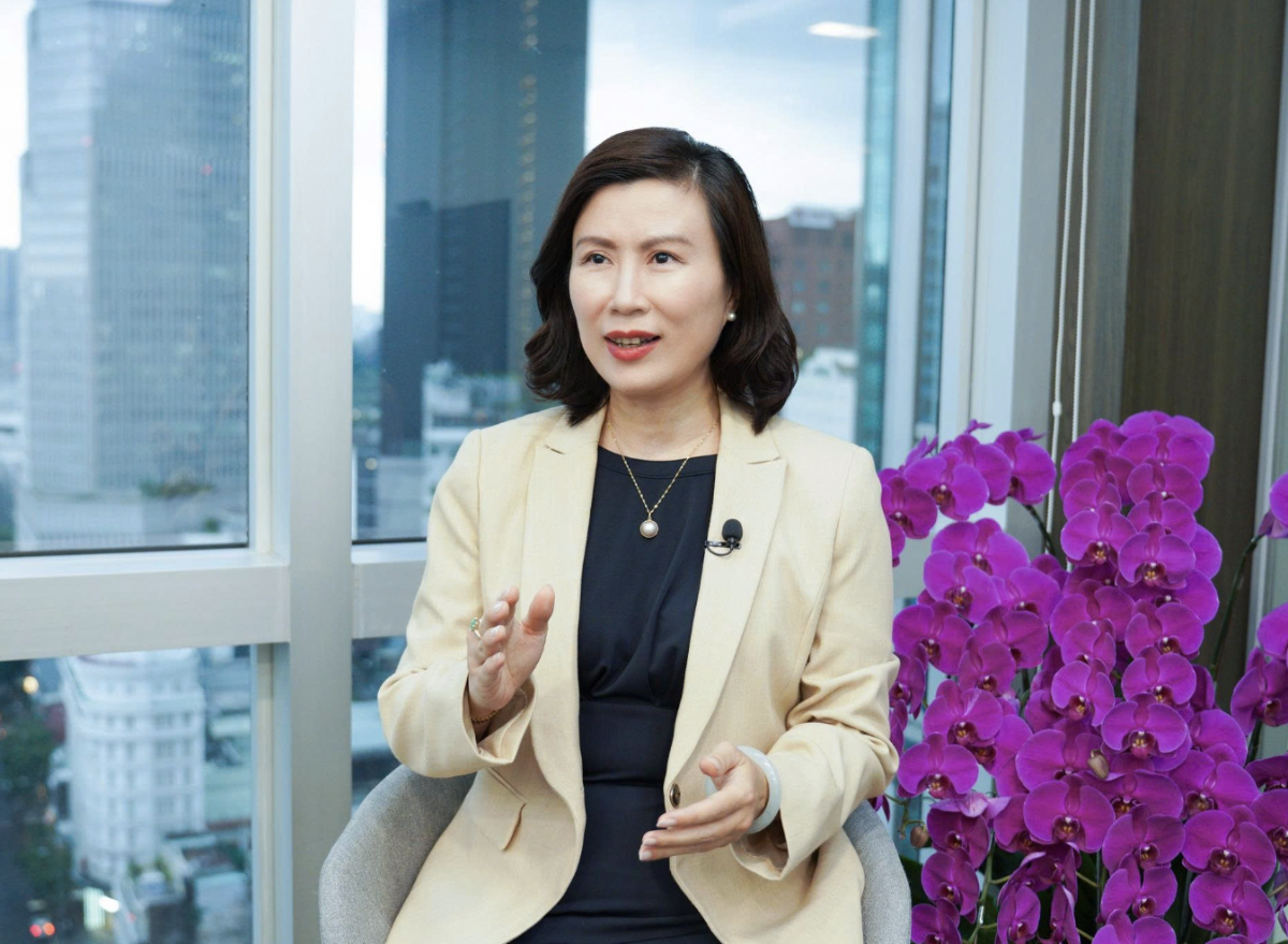 Bà Nguyễn Hoài Thu, CFA, Phó Tổng Giám đốc Công ty Quản lý Quỹ VinaCapital. 