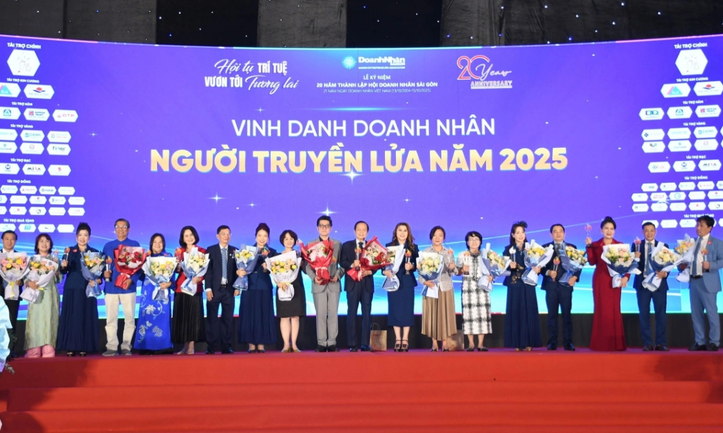 Hội Doanh nhân Sài Gòn đã vinh danh nhiều doanh nhân có đóng góp cho cộng đồng và sự phát triển chung của TP.Hồ Chí Minh