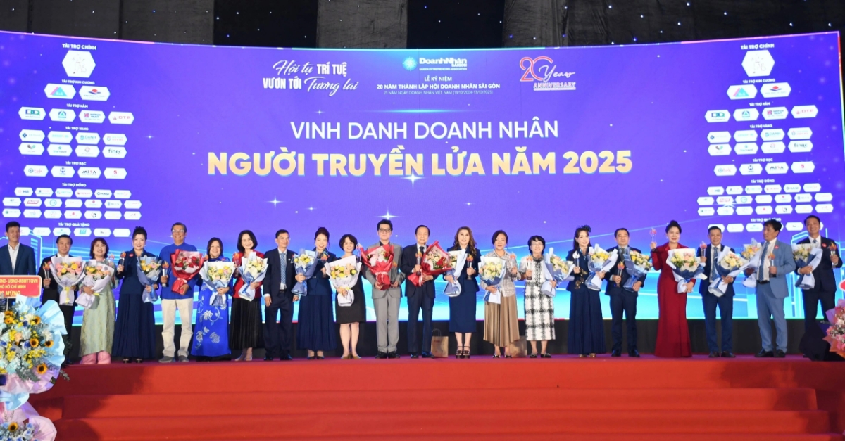 Hội Doanh nhân Sài Gòn đã vinh danh nhiều doanh nhân có đóng góp cho cộng đồng và sự phát triển chung của TP.Hồ Chí Minh