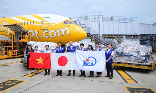 Lô hàng cứu trợ từ Nhật Bản được đưa đến Bắc Ninh 