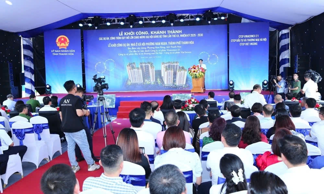 Khởi công dự án nhà ở xã hội Nam Ngạn