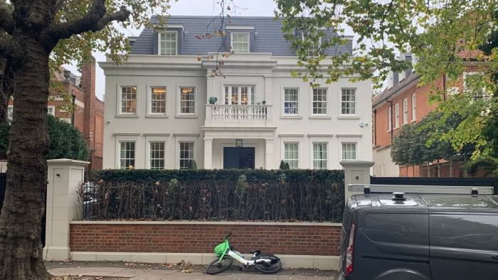 Căn nhà trên đường Avenue, London, được cho là thuộc sở hữu của Chen Zhi - Ảnh: FT