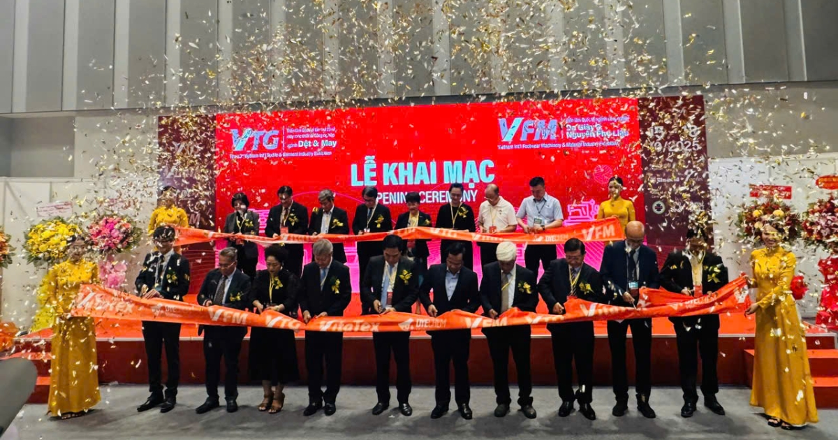 Khai mạc triển lãm VTG 2025: Thúc đẩy chuyển đổi số và phát triển xanh ngành dệt may