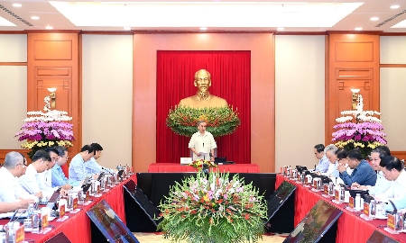 Tổng Bí thư Tô Lâm chủ trì họp về phát triển khoa học, công nghệ, đổi mới sáng tạo và chuyển đổi số