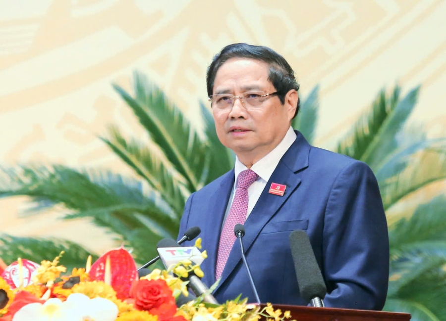 Thủ tướng Chính phủ Phạm Minh Chính phát biểu chỉ đạo Đại hội