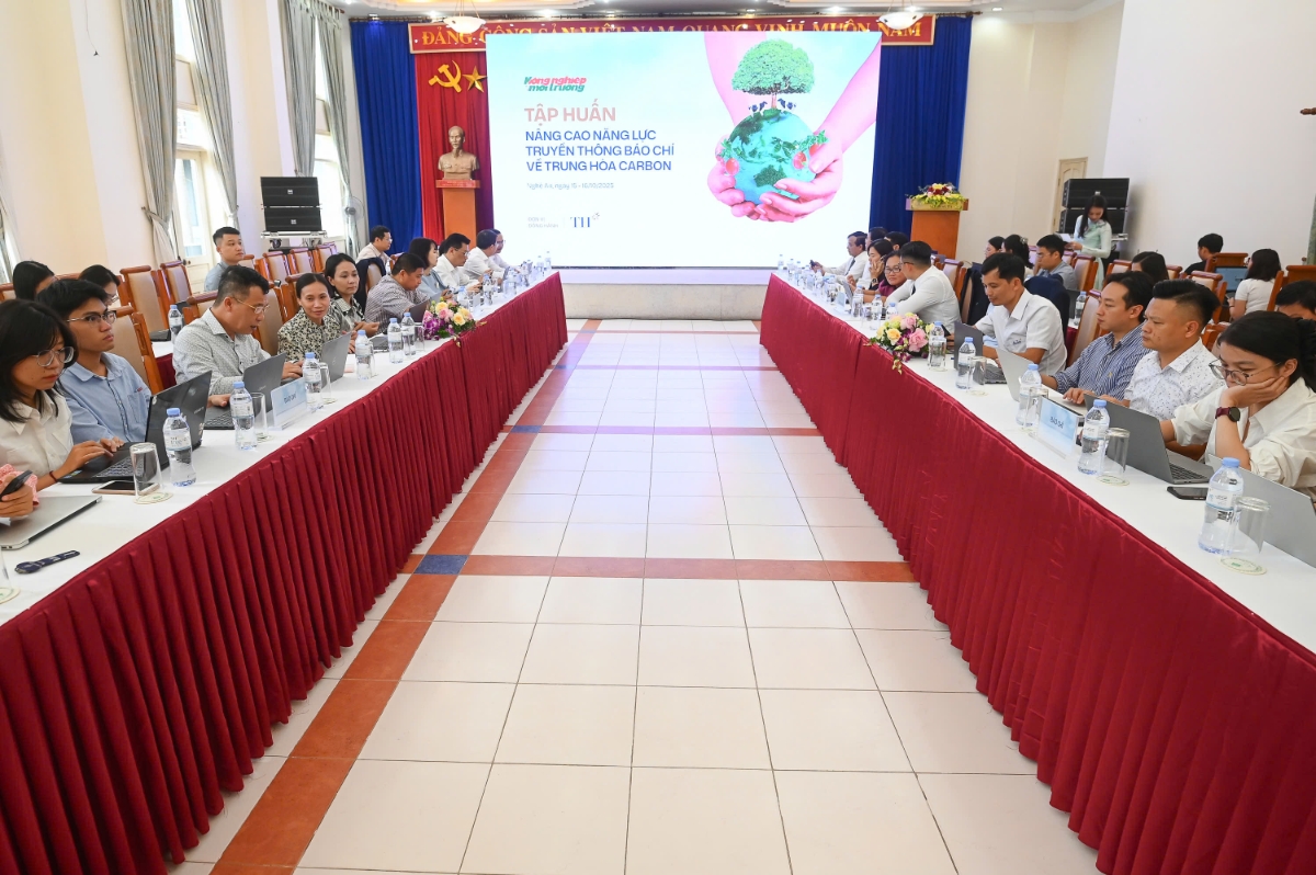 Quang cảnh tập huấn tại Nghệ An.