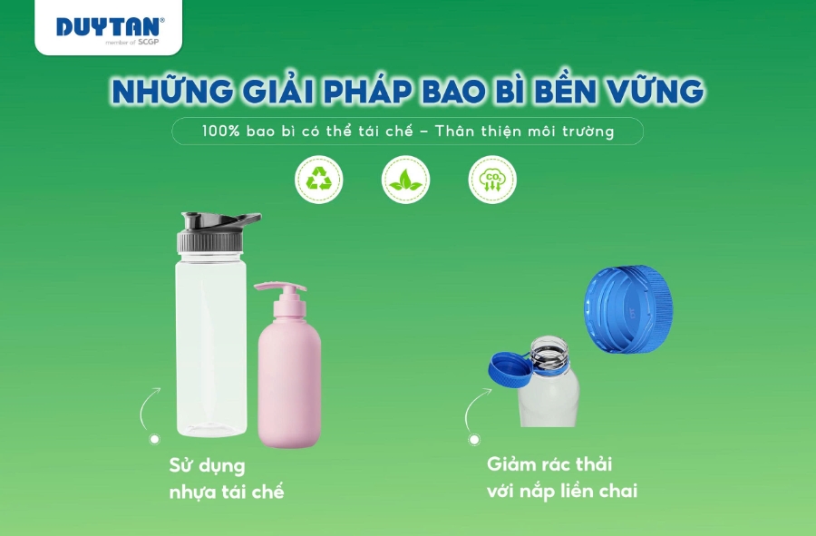 Các sản phẩm bền vững nổi bật của Duy Tân.