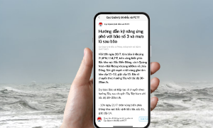 Gần 1 tỷ cảnh báo, ứng phó thiên tai được gửi tới cộng đồng qua nền tảng ứng dụng di động