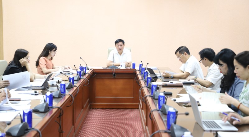 Toàn cảnh cuộc họp. Ảnh: MOH.