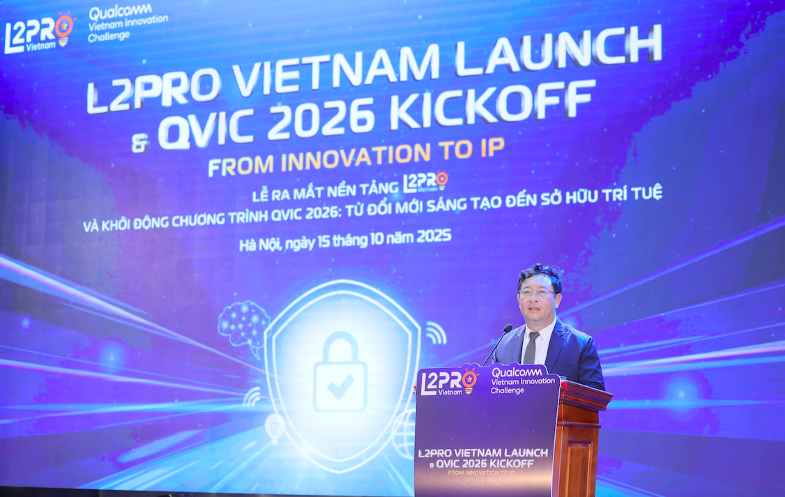 Ông Phạm Hồng Quất, Cục trưởng Cục Khởi nghiệp và doanh nghiệp công nghệ, Bộ Khoa học và Công nghệ chia sẻ tại sự kiện.