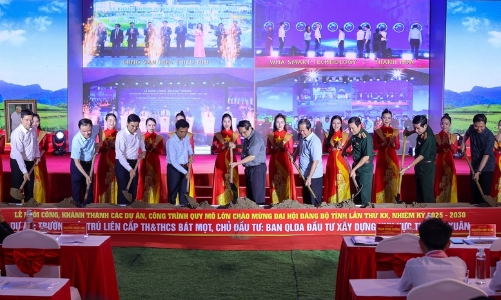 [Video]: Thanh Hóa đồng loạt khởi công, khánh thành 4 dự án hơn 5.400 tỷ đồng