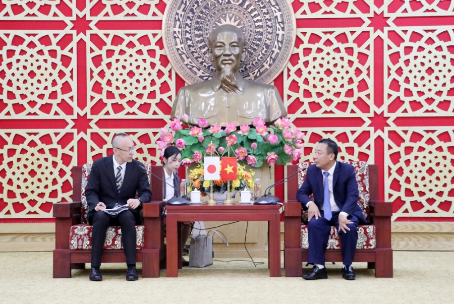 Ngài Koba Yashi Yousuke - Trưởng đại diện Văn phòng JICA Việt Nam phát biểu.
