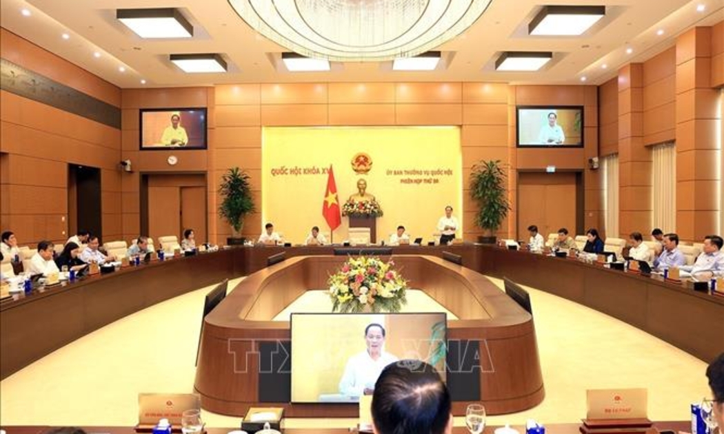 Quang cảnh phiên họp sáng 15/10. Ảnh: TTXVN.