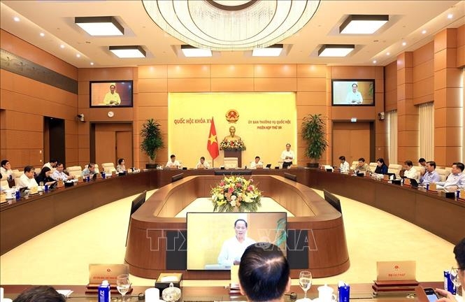 Quang cảnh phiên họp sáng 15/10. Ảnh: TTXVN.