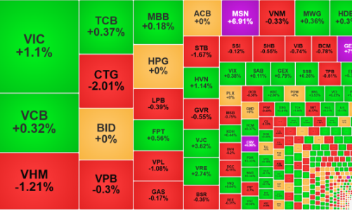 Cổ phiếu trụ cân bằng tốt, thị trường dao động nhỏ