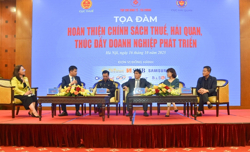 Tọa đàm “Hoàn thiện chính sách thuế, hải quan, thúc đẩy doanh nghiệp phát triển"
