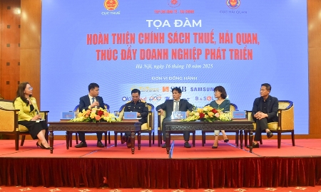 Tọa đàm “Hoàn thiện chính sách thuế, hải quan, thúc đẩy doanh nghiệp phát triển