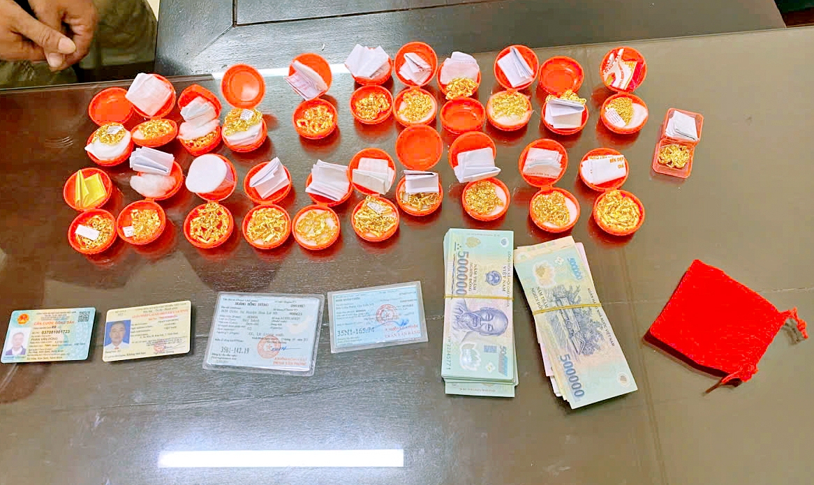 Tang vật bị thu giữ. Ảnh: Cổng thông tin điện tử Bộ Công an.