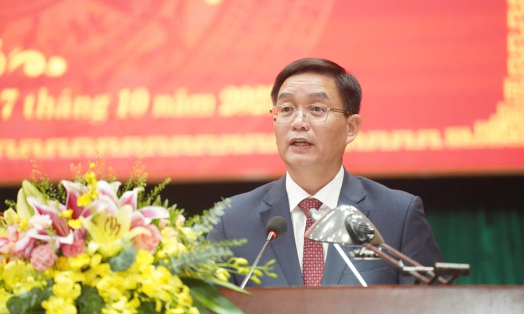 Ông Nguyễn Đình Trung, Tân Bí thư Thành uỷ Huế phát biểu nhận nhiệm vụ