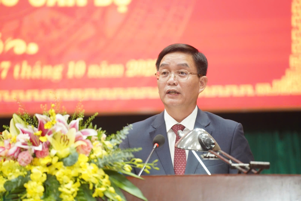 Ông Nguyễn Đình Trung, Tân Bí thư Thành uỷ Huế phát biểu nhận nhiệm vụ