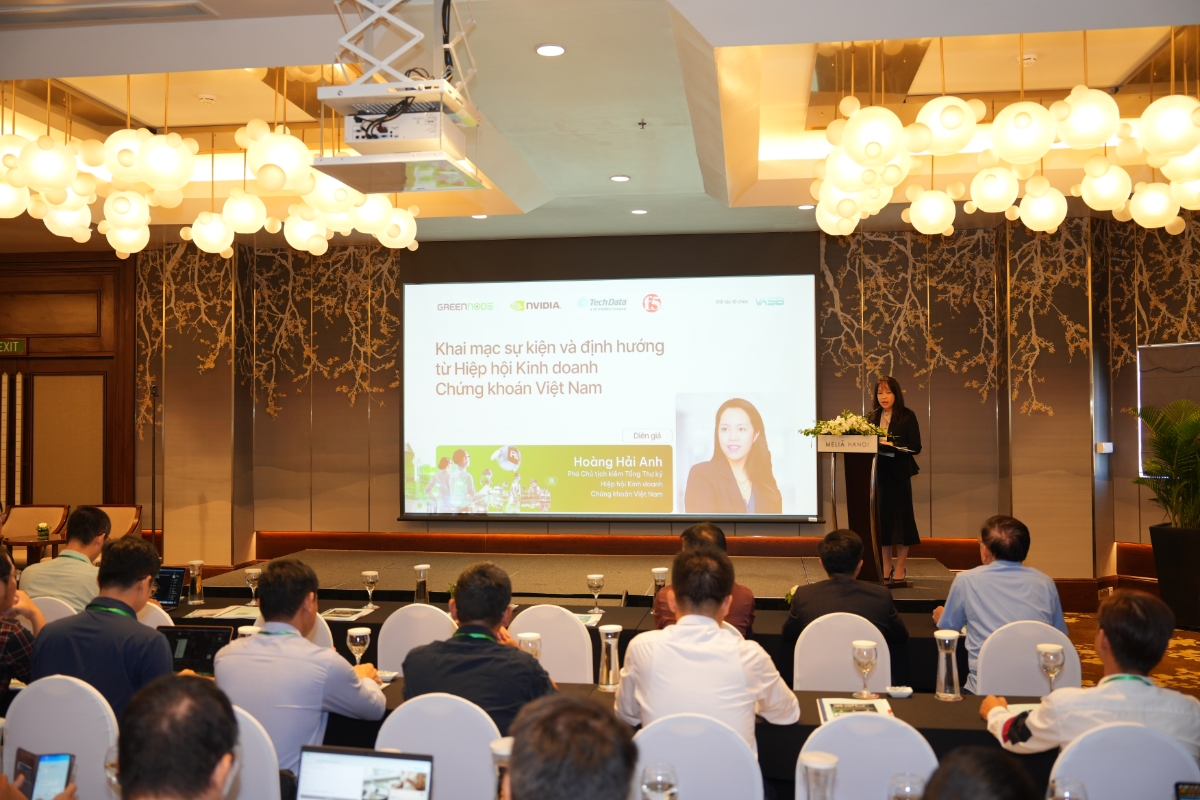 Bà Hoàng Hải Anh, Phó Chủ tịch kiêm Tổng Thư ký Hiệp hội Kinh doanh Chứng khoán Việt Nam.&nbsp;