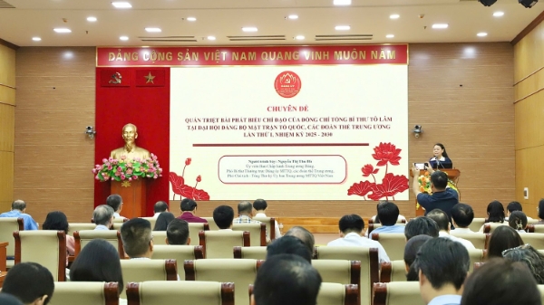 Mặt trận là nơi đan sợi dây kết nối giữa Đảng, Nhà nước với Nhân dân