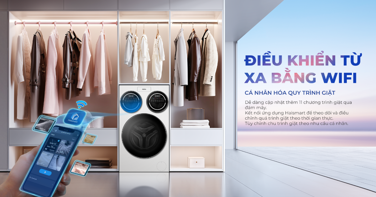 Haier MultiWash: Công nghệ giặt giũ thông minh - Kỷ nguyên mới cho cuộc sống hiện đại