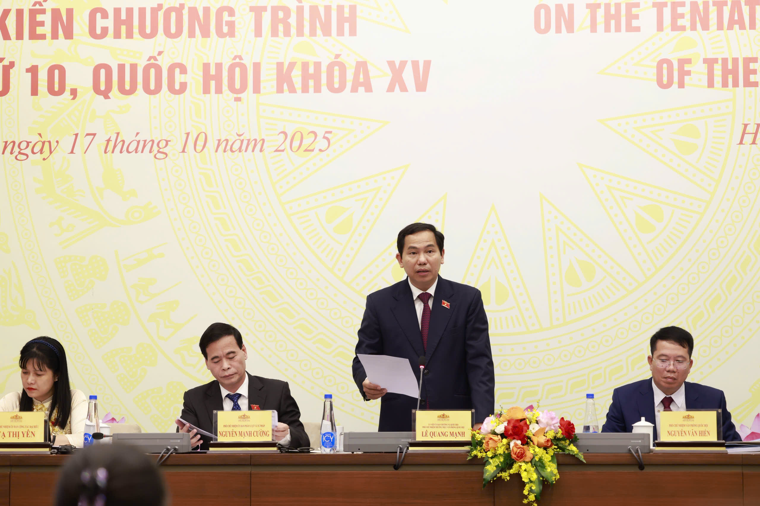 Kỳ họp thứ 10, Quốc hội khóa XV có nhiều nội dung quan trọng với khối lượng công việc khá đồ sộ.