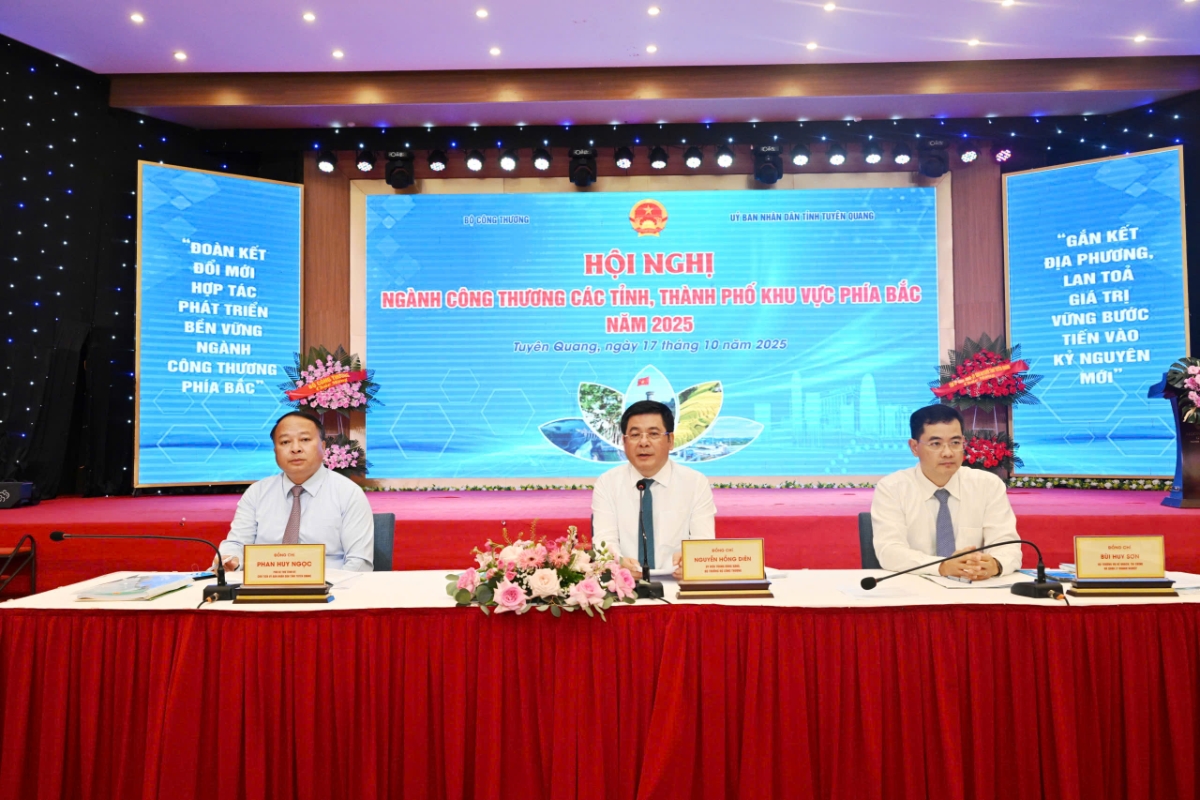 Bộ trưởng Nguyễn Hồng Diên chủ trì Hội nghị ngành Công Thương các tỉnh, thành phố khu vực phía Bắc lần thứ XI.