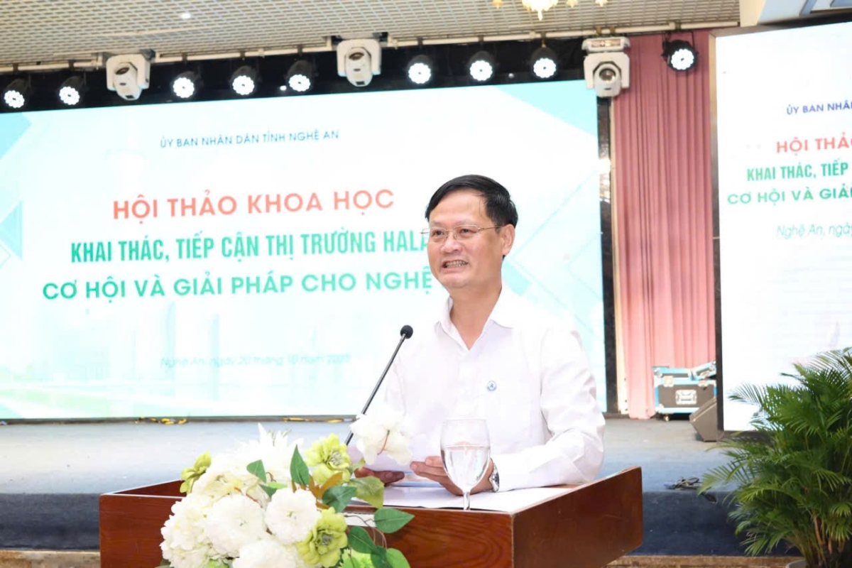 Ông Nguyễn Quý Linh, Giám đốc Sở Khoa học và Công nghệ, nhấn mạnh quy mô của thị trường Halal.