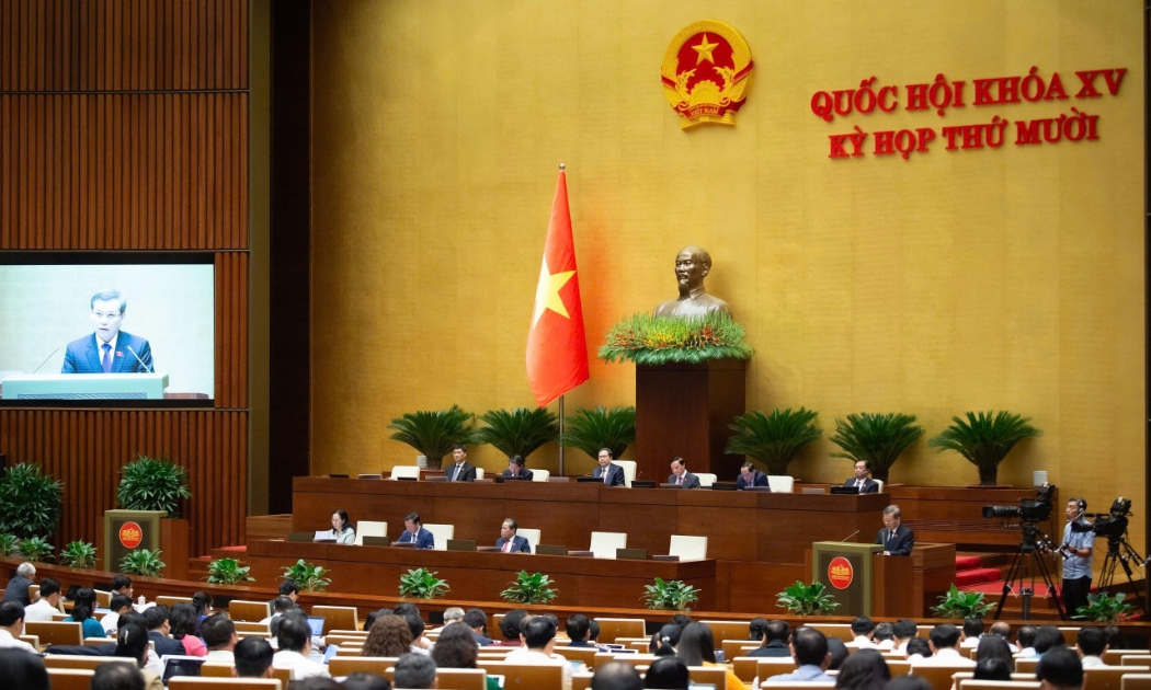 Quốc hội nghe báo cáo tóm tắt về kết quả công tác của các tòa án trong nhiệm kỳ Quốc hội khóa XV.